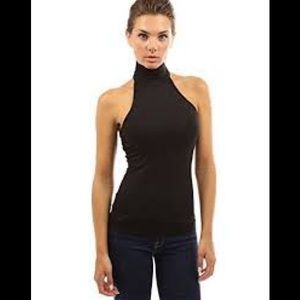 Black halter top! Size S/M